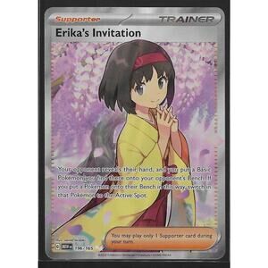 Pokemon TCG - S&V 151 - 196/165 Erika's Invitation - Full Art Ultra Rare - NM/M